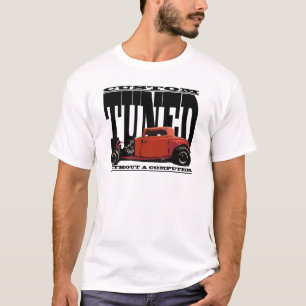 実質のホットロッドはコンピュータによって調整されません Tシャツ