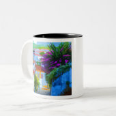 実質のポルトガル- Obidos ツートーンマグカップ (正面左)