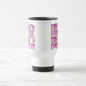 実質のメンズウェアのピンクのマグ トラベルマグ (中央)
