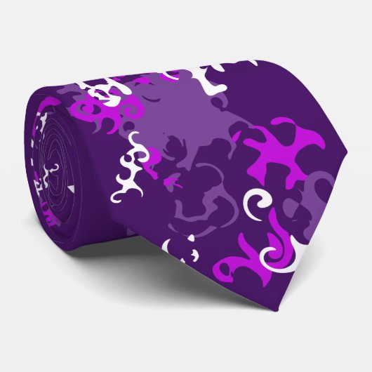 実質のメンズウェアの紫色… ネクタイ (ロール)