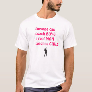 実質の人のコーチの女の子ゴルフ Tシャツ