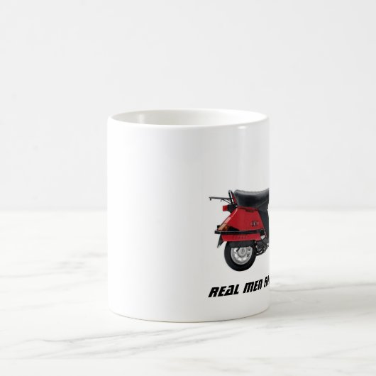 実質の人の乗車のスクーター! コーヒーマグカップ (中央)