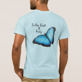 実質の人の使用ハンドメイドの石鹸! Tシャツ (裏面)