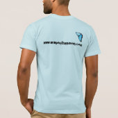 実質の人の使用ハンドメイドの石鹸! Tシャツ (裏面)