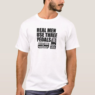 実質の人の使用3ペダル Tシャツ