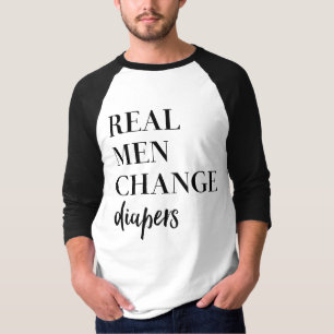 実質の人の変更のおむつの引用文のTシャツ Tシャツ