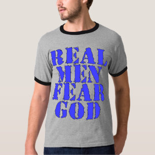 実質の人の恐れの神 Tシャツ