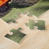 実質の人の機械- 1967年のAllis-Chalmersのパズル ジグソーパズル (側面)