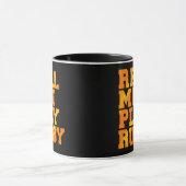 実質の人の演劇のラグビー マグカップ (中央)