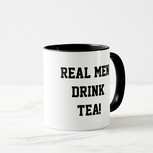 実質の人の飲み物の茶マグ マグカップ (正面右)