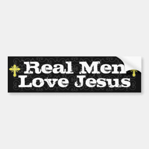 実質の人のLoveJesusのキリスト教のバンパーステッカー バンパーステッカー