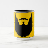 実質の人はひげを持っています マグカップ (中央)