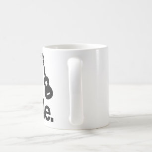 実質の人はウクレレを遊びます コーヒーマグカップ