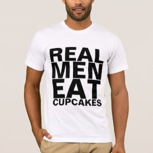 実質の人はカップケーキのTシャツを食べます Tシャツ