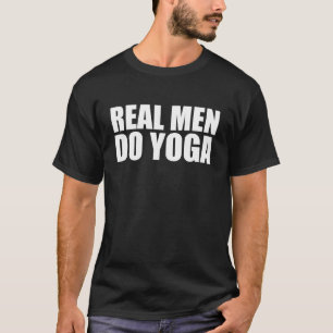 実質の人はヨガをします Tシャツ