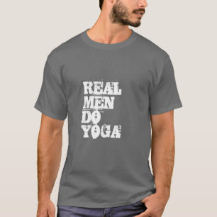 実質の人はヨガ文字をします Tシャツ