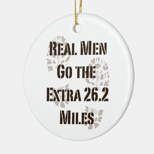 実質の人は余分26.2マイルのオーナメント行きます セラミックオーナメント (左)