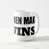 実質の人は双生児にベビーのお父さんを新しい父します コーヒーマグカップ (正面右)