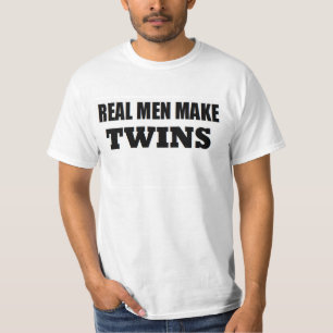 実質の人は双生児にベビーのお父さんを新しい父します Tシャツ