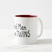 実質の人は双生児を作ります ツートーンマグカップ (正面右)