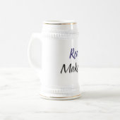 実質の人は双生児を作ります ビールジョッキ (正面左)