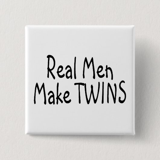 実質の人は双生児を作ります 缶バッジ (正面)