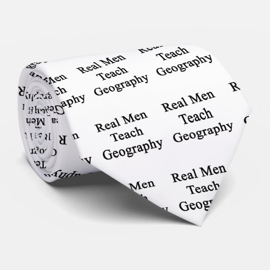 実質の人は地理学を教えます ネクタイ (ロール)