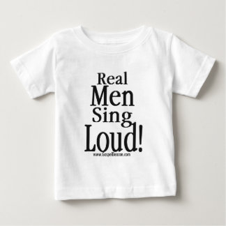 実質の人は大声で歌います ベビーTシャツ