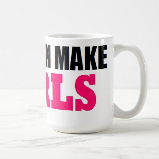 実質の人は女の子にベビーのお父さんを新しい父します コーヒーマグカップ (右)