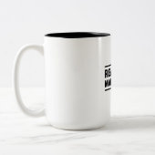 実質の人は女の子を作ります ツートーンマグカップ (左)