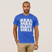 実質の人は娘に女の子におもしろいなパパをします Tシャツ (正面フル)