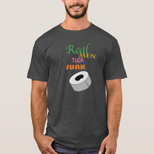 実質の人は彼らのがらくたのTシャツを押し込めます! Tシャツ (正面)