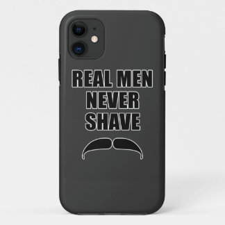 実質の人は決して剃りません iPhone 11 ケース
