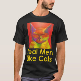 実質の人は猫のTシャツを好みます Tシャツ