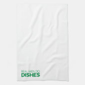実質の人は皿をします キッチンタオル (縦)