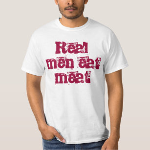 実質の人は肉Tシャツを食べます Tシャツ