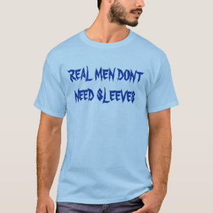 実質の人は袖を必要としません Tシャツ