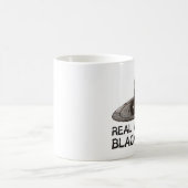 実質の人は黒色火薬、ターゲット射撃、発砲のライフルを撃ちます コーヒーマグカップ (中央)