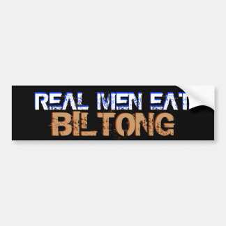 実質の人はBILTONGを食べます バンパーステッカー