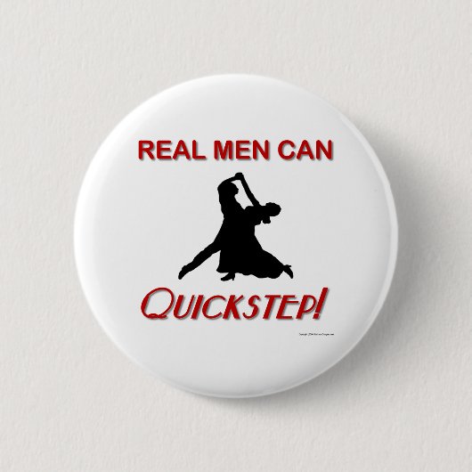 実質の人はQuickstepを缶詰にします 缶バッジ (正面)