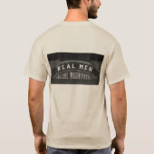 実質の人はWoodworkersになります Tシャツ (裏面)