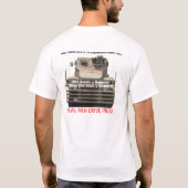 実質の人ドライブブタ! Tシャツ (裏面)