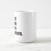 実質の人愛シュナウツァーのマグ コーヒーマグカップ (中央)