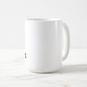 実質の人愛シュナウツァーのマグ コーヒーマグカップ (正面右)