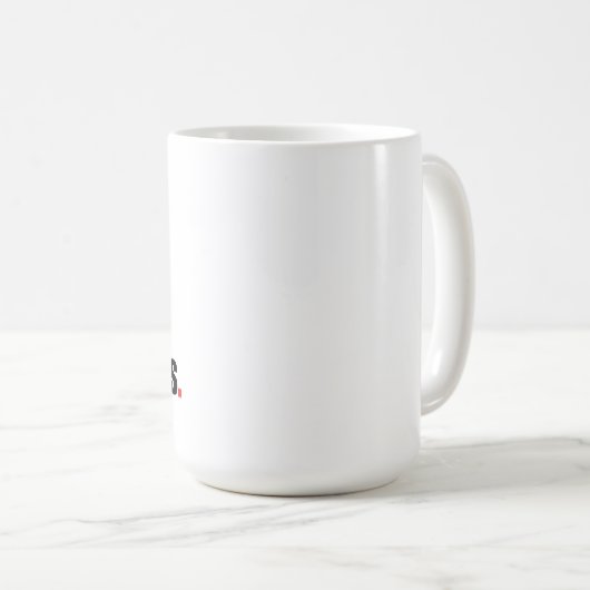 実質の人愛シュナウツァーのマグ コーヒーマグカップ (正面右)