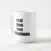 実質の人愛チワワのマグ コーヒーマグカップ (正面左)