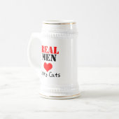 "実質の人愛子猫猫"ビールステイン ビールジョッキ (正面左)