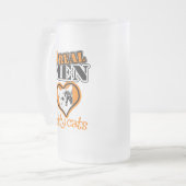 実質の人愛子猫猫… フロストグラスビールジョッキ (正面左)