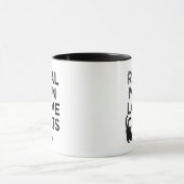 実質の人愛猫のおもしろいなコーヒー・マグ マグカップ (中央)