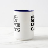 実質の人愛猫のマグ ツートーンマグカップ (中央)